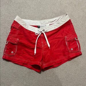 O'Neill Red Women's Cargo Shorts